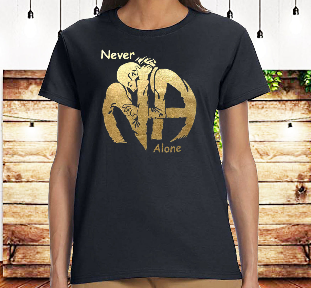 ldTs- Hugs Gentle Embrace Ladies T's