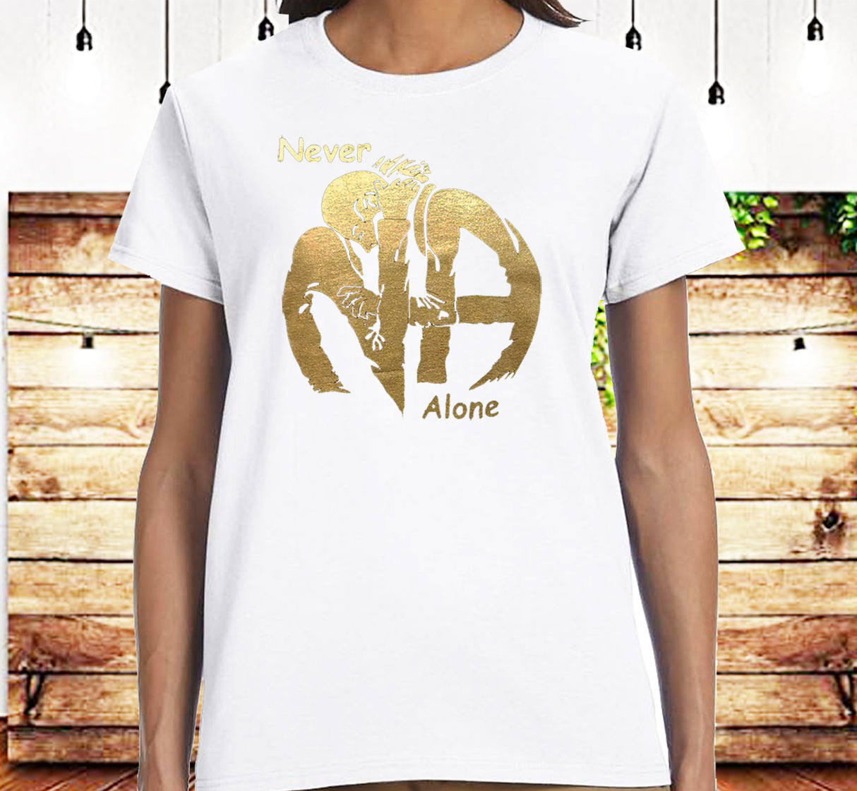 ldTs- Hugs Gentle Embrace Ladies T's