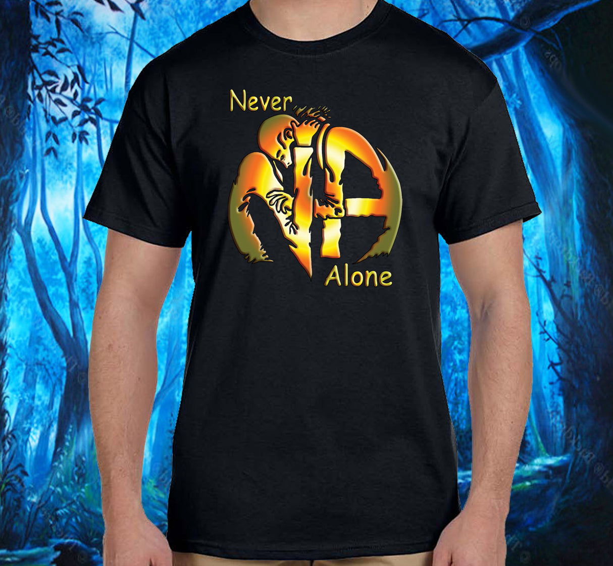 Hugs Never Alone V. 2.0 SS/LS Tee