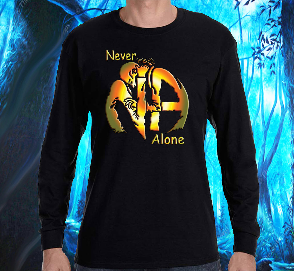 Hugs Never Alone V. 2.0 SS/LS Tee