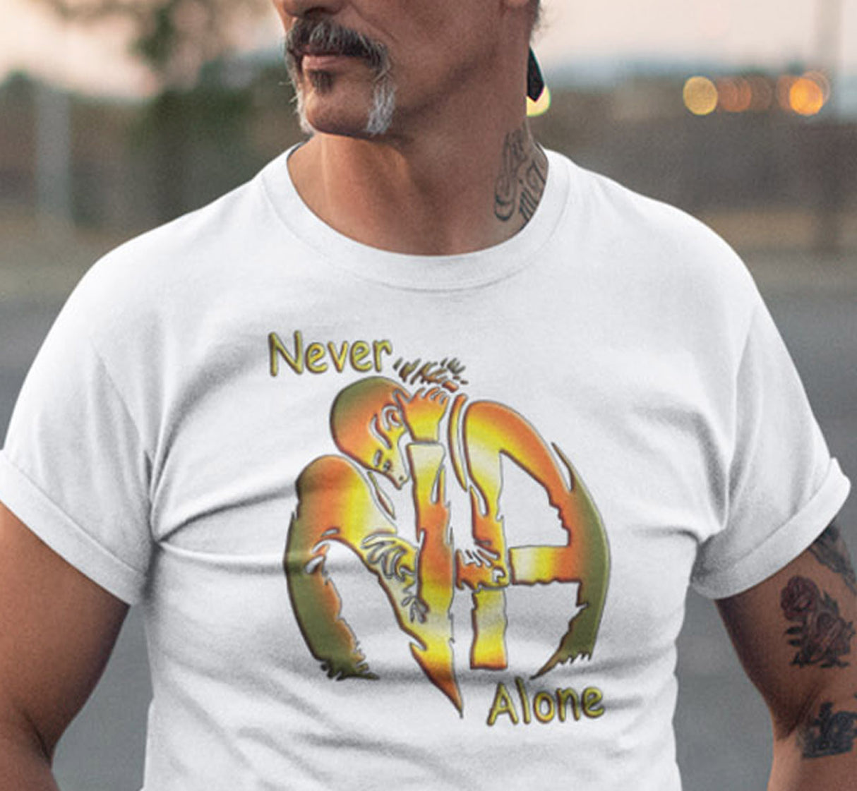 Hugs Never Alone V. 2.0 SS/LS Tee