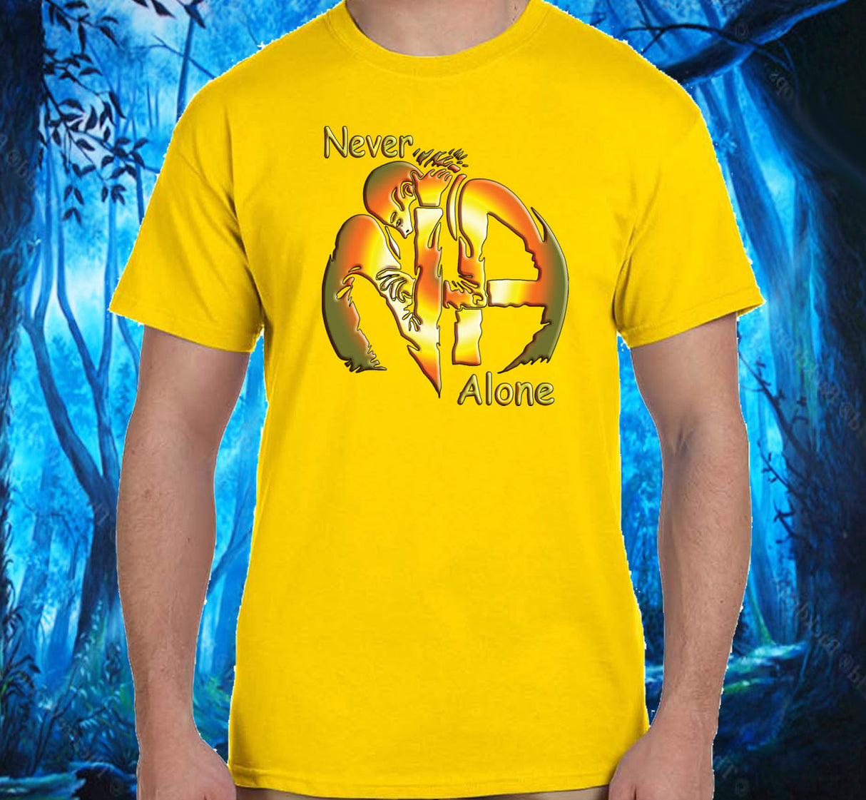 Hugs Never Alone V. 2.0 SS/LS Tee