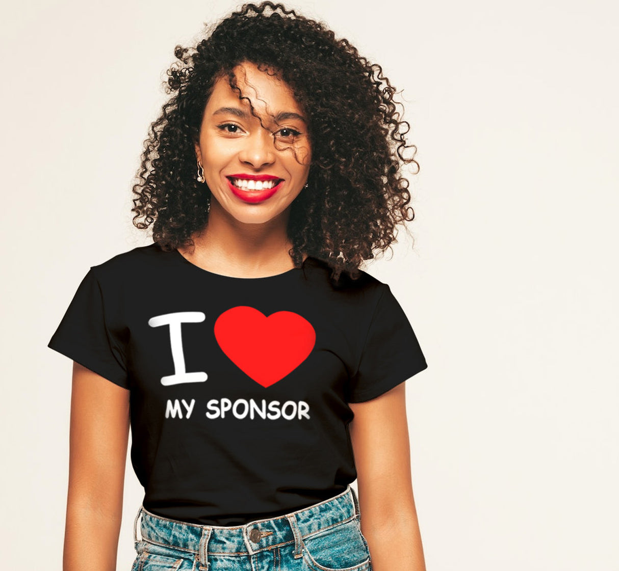 ldTs- I Love My Sponsor Ladies T's