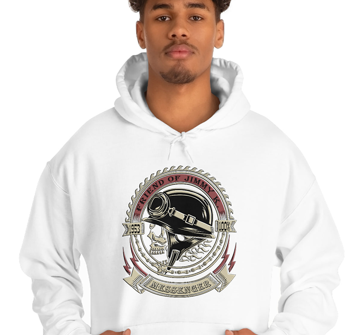 Jimmy K 1953 Messenger dtg Hoodie