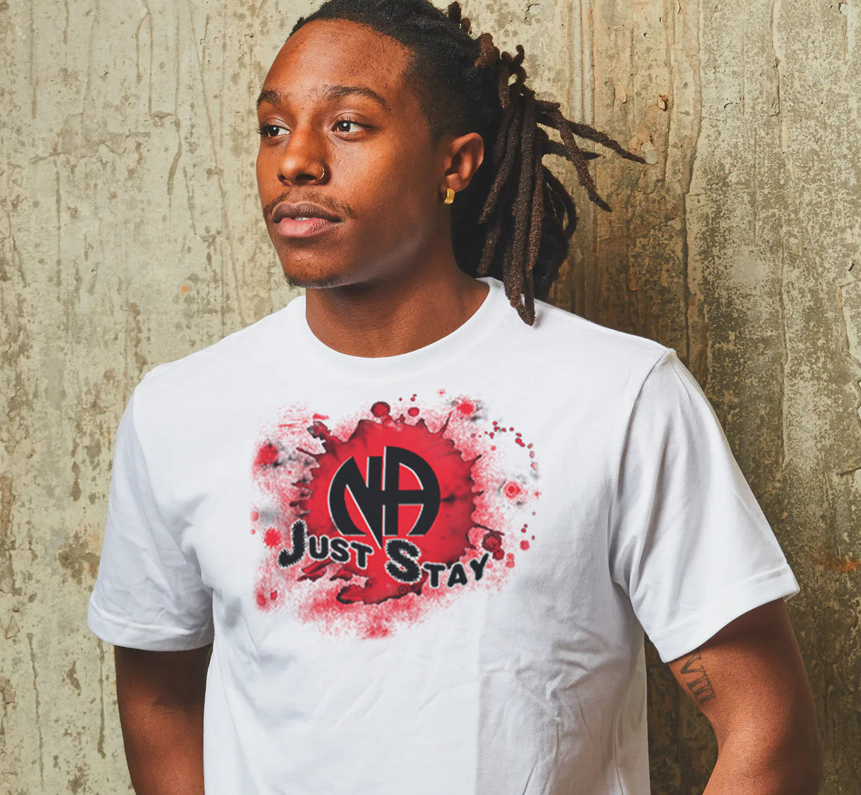 NA JUST STAY T-shirt