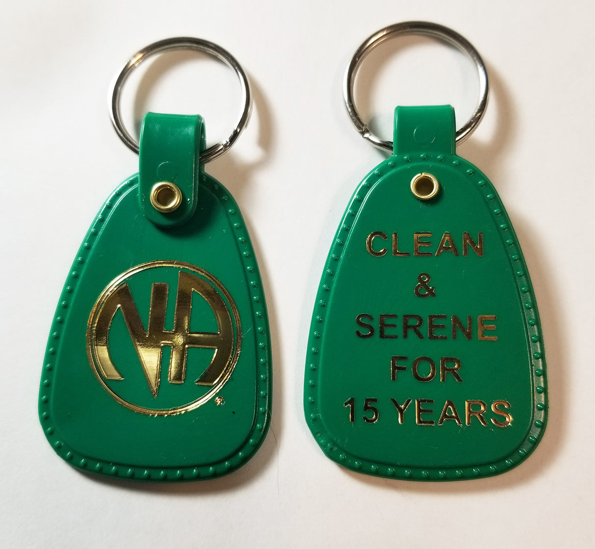 PKT- 15 YEARS - GREEN Key Tag