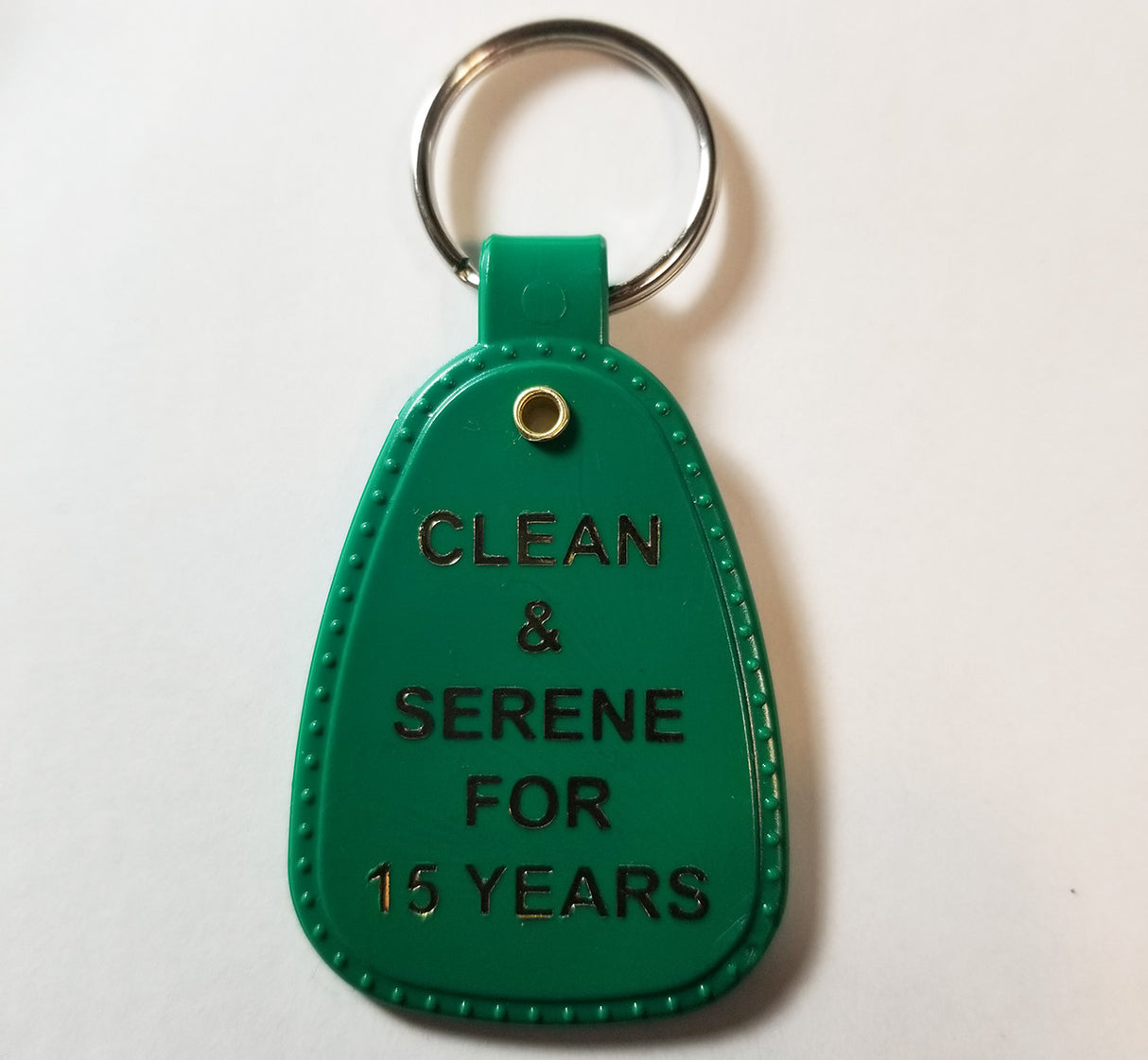 PKT- 15 YEARS - GREEN Key Tag