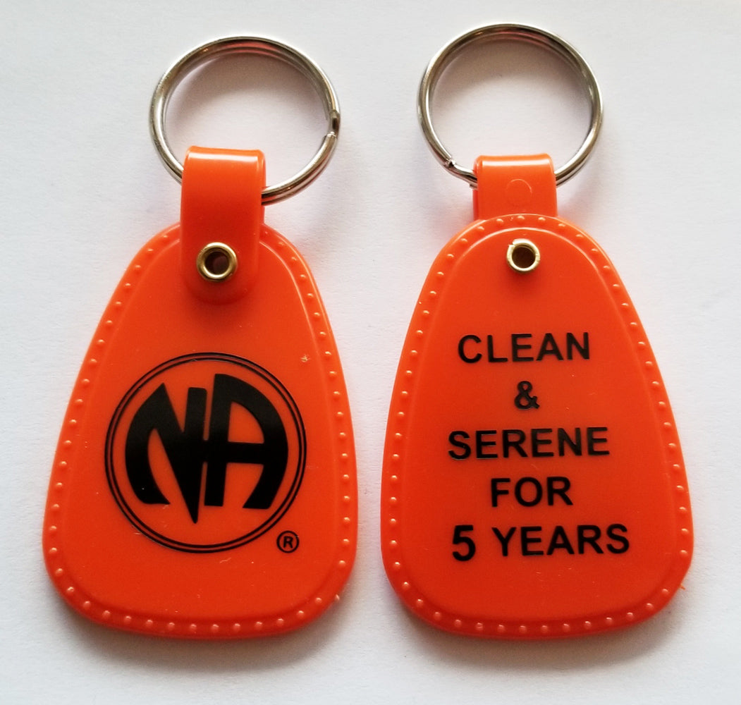 PKT- 5 YEARS - ORANGE Key Tag