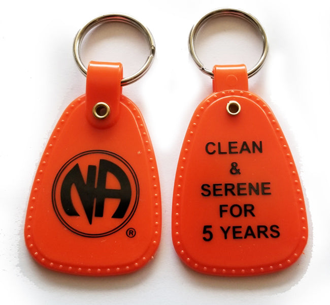 PKT- 5 YEARS - ORANGE Key Tag