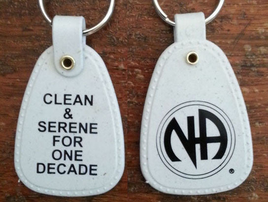 PKT- 10 YEARS - GRANITE Key Tag