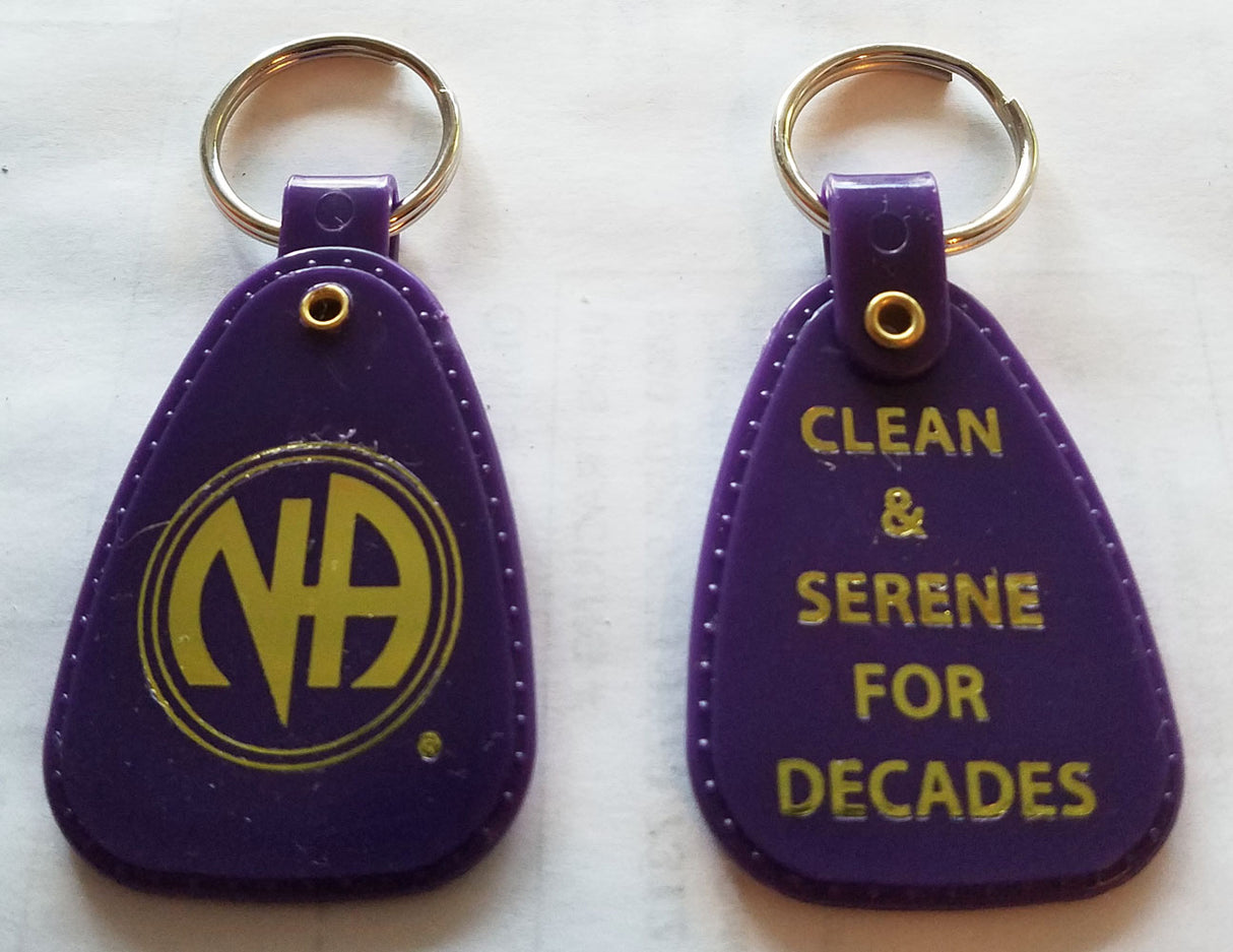 PKT- 20+ YEARS - DECADES - PURPLE Key Tag