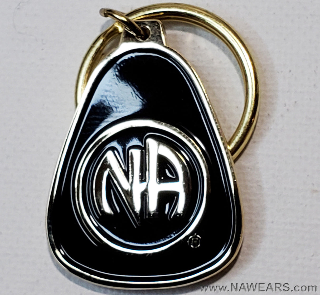 mkt- NA Black & Gold Key Chain