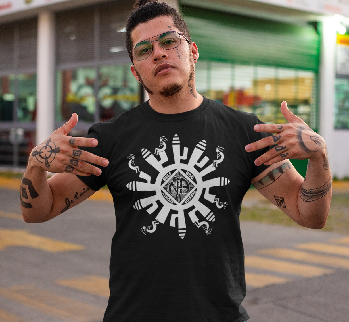 Kokopelli Symbol SS/LS Tee