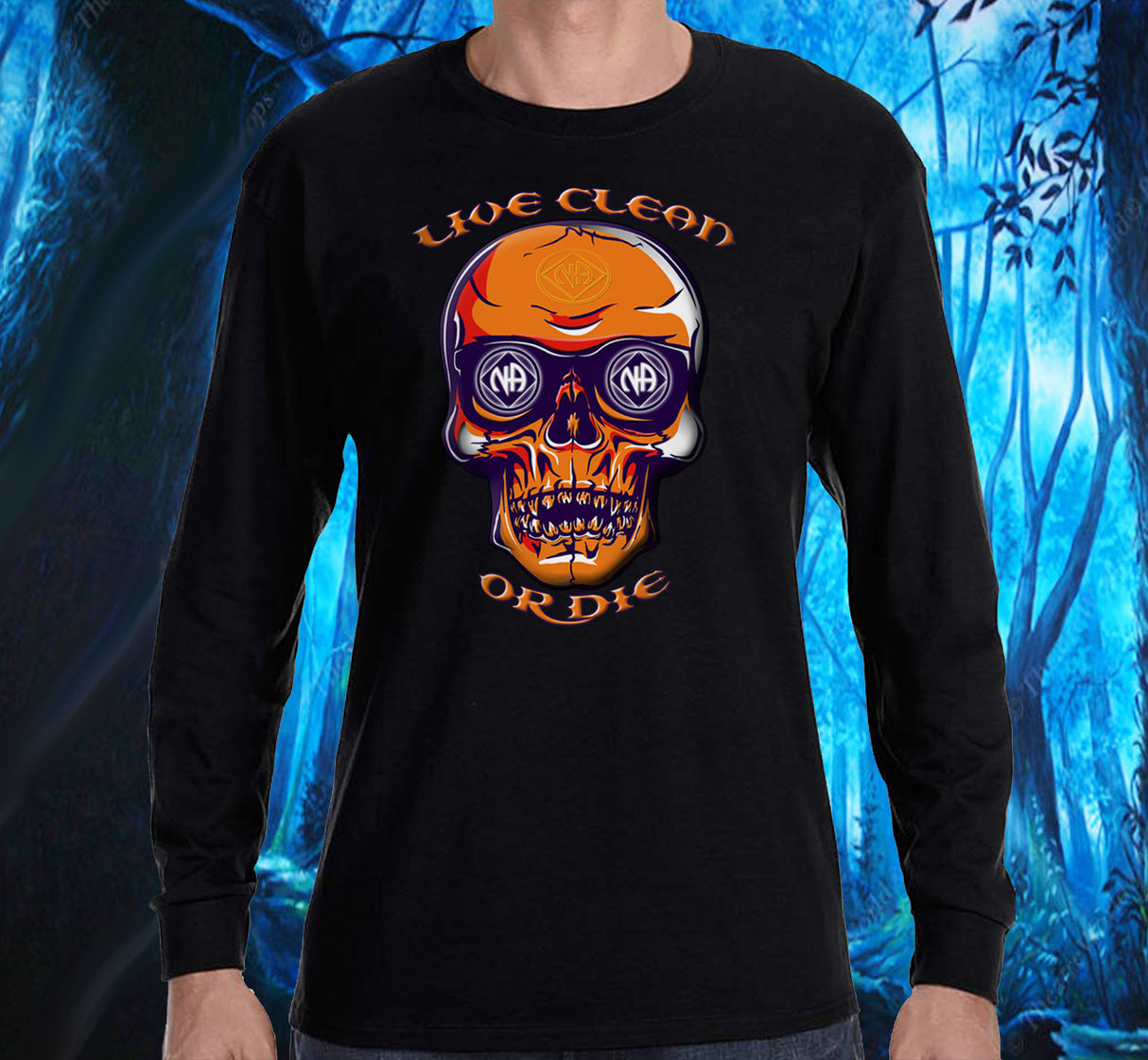 Live Clean Skull SS/LS Tee