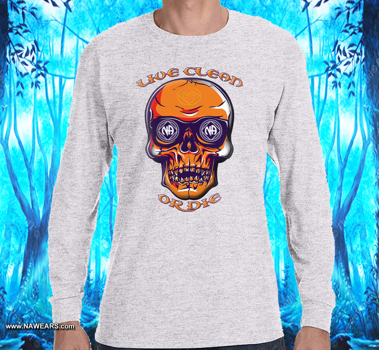 Live Clean Skull SS/LS Tee