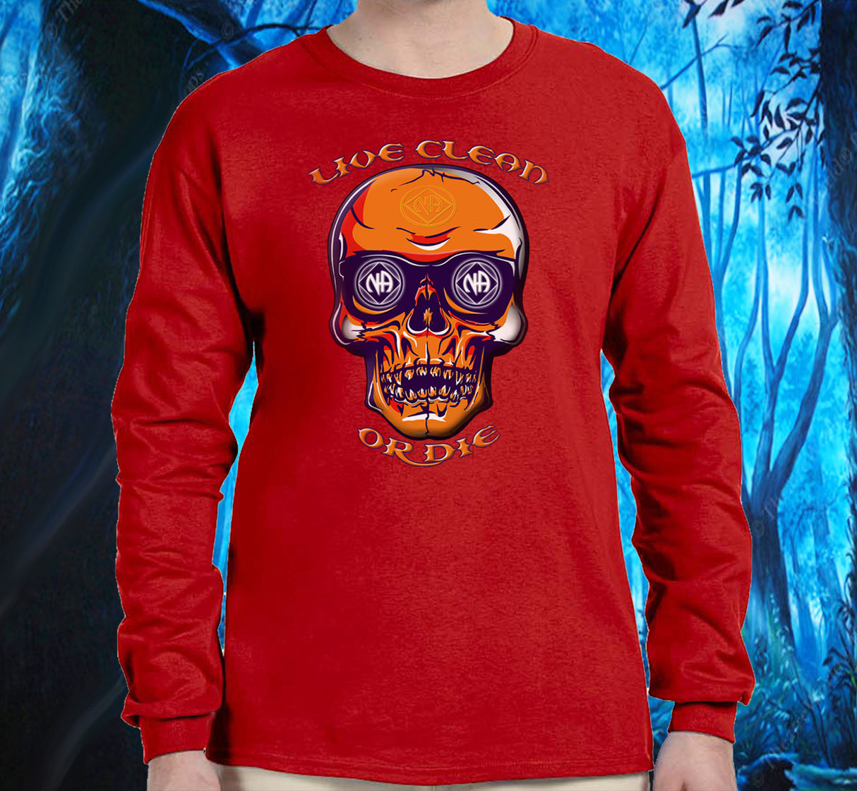 Live Clean Skull SS/LS Tee