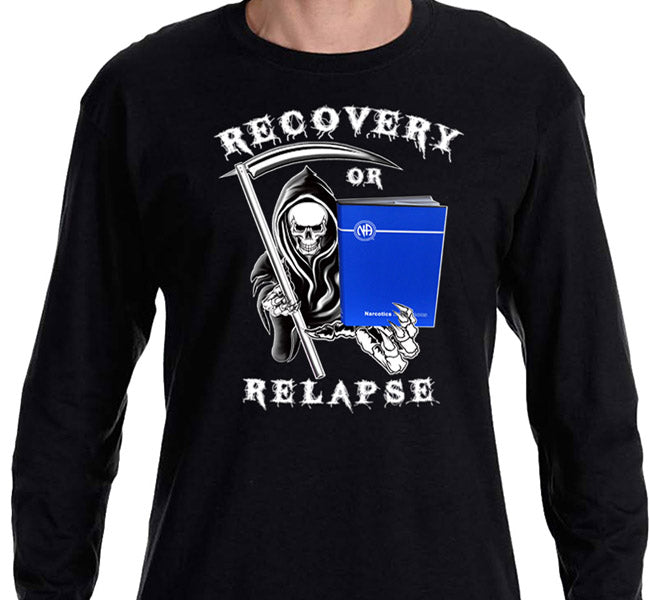 Recovery Or Relapse Reaper SS/LS Tee