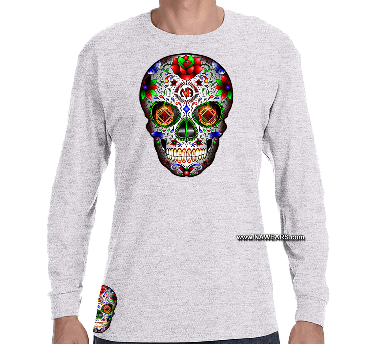 Sugar Skull Long Sleeve Tee