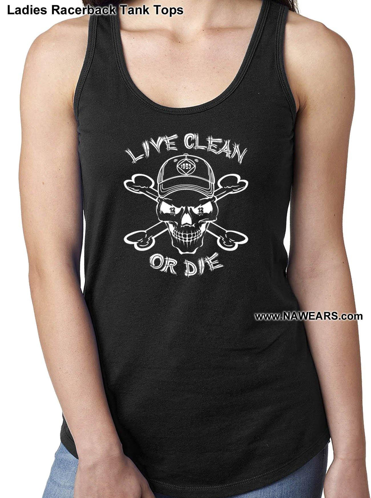ltt- Live Clean OG Cappy - Ladies Tank Tops - nawears