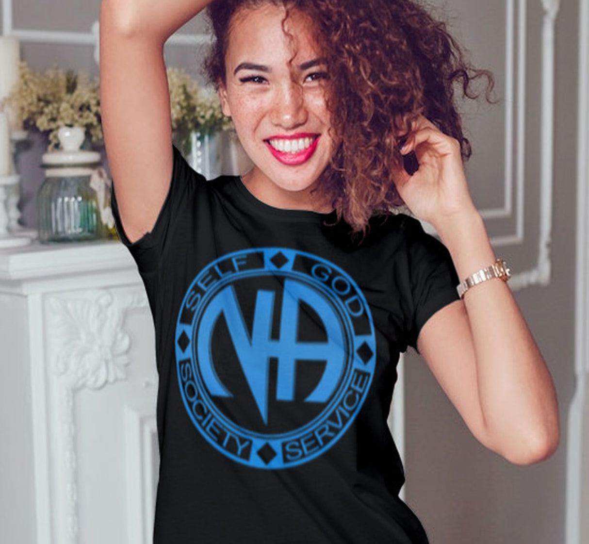 NA SELF GOD SOCIETY Ladies Tee