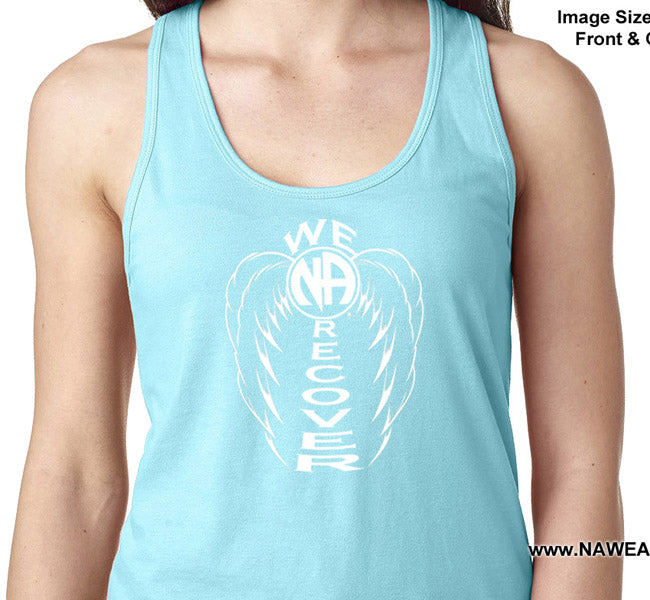 ltt- We Recover Wings Ladies Tank Tops