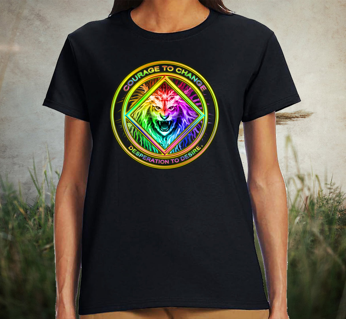 Courage To Change Women's DTG Tee