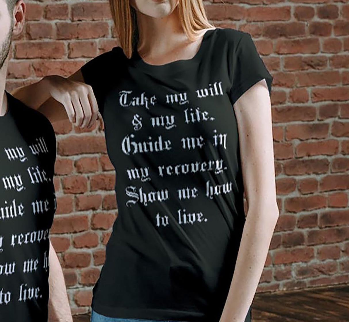 3rd STEP PRAYER Ladies T-shirt
