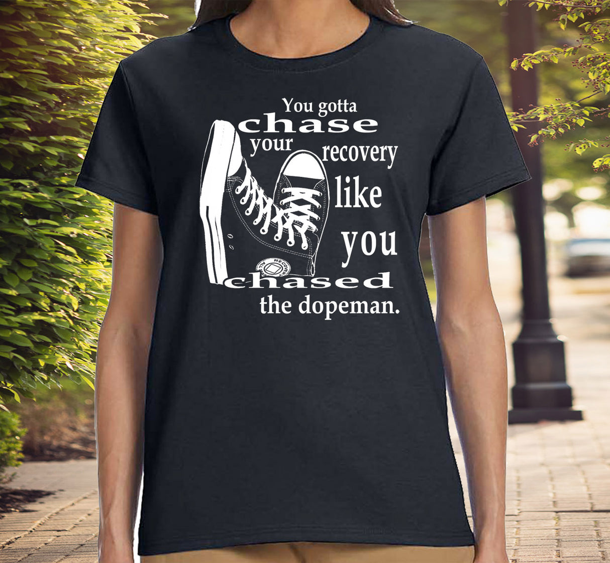 ldTs- Chase Your Recovery Ladies T's