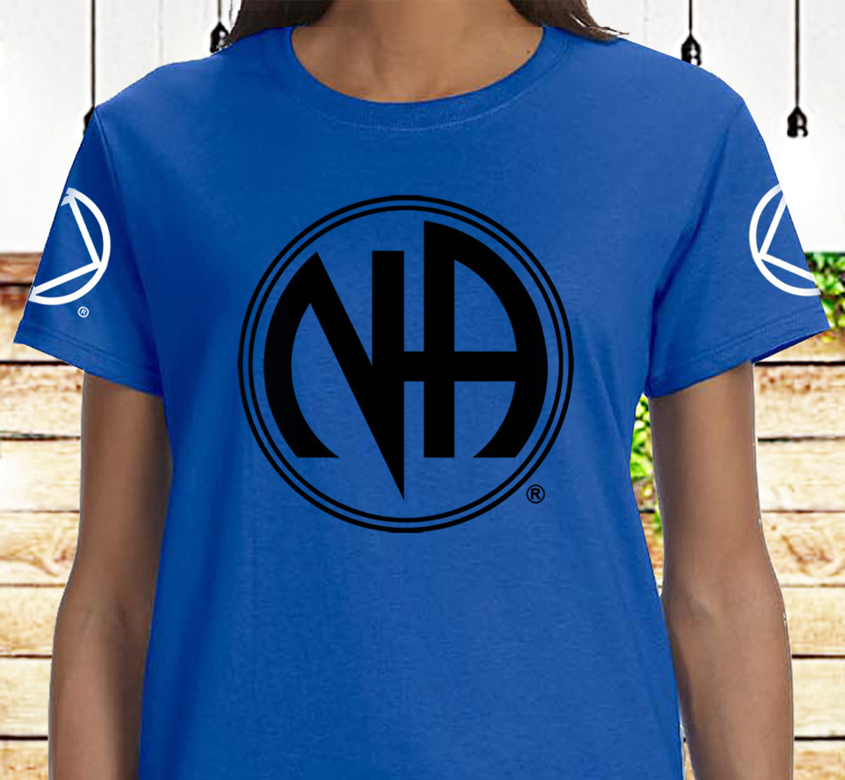 LARGE BLACK NA SYMBOL Ladies Tee