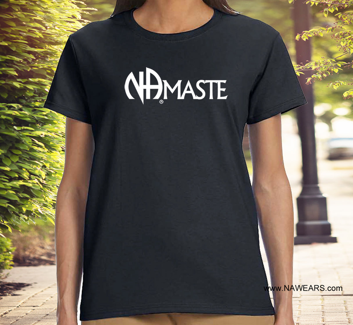 ldTs- NAmaste NA Ladies Tee