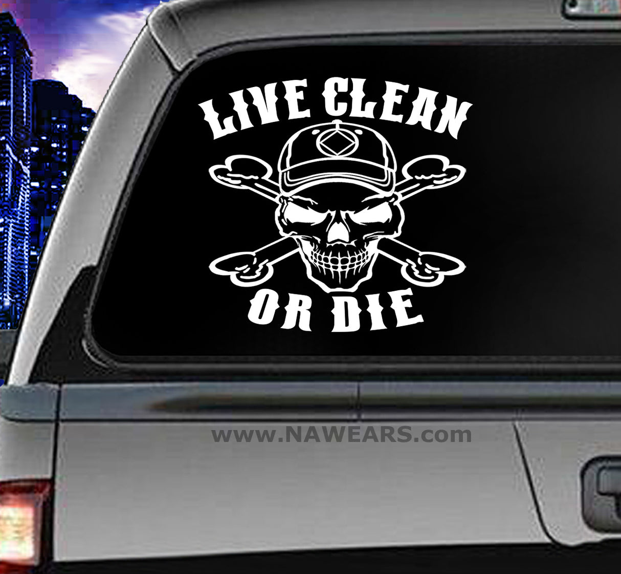 Win Decal - Live Clean Or Die