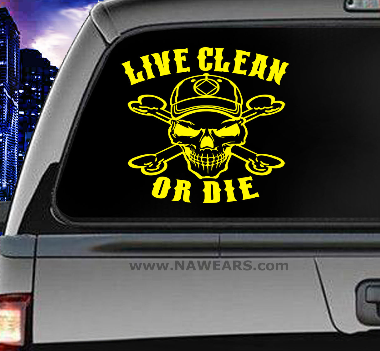 Win Decal - Live Clean Or Die