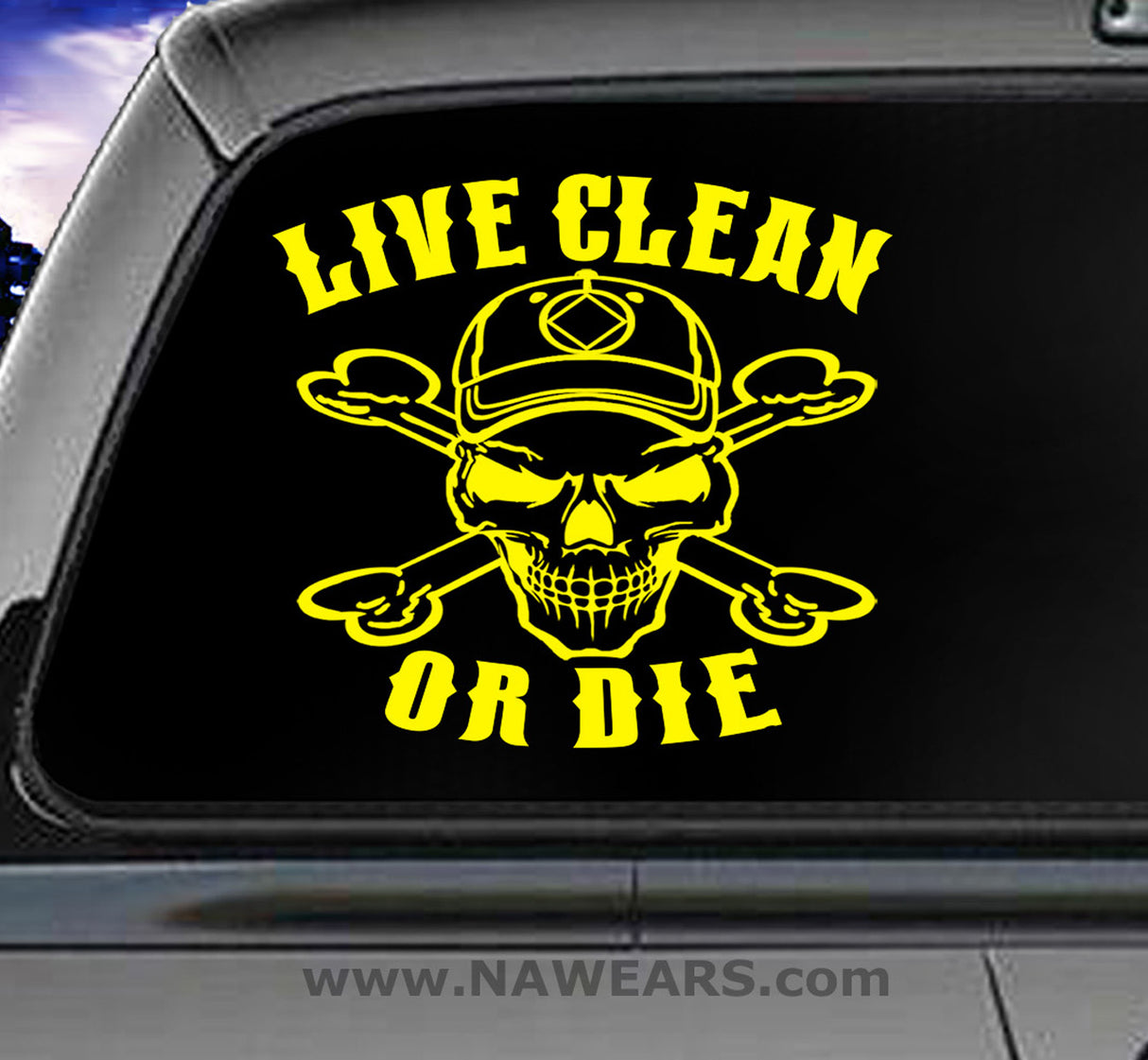 Win Decal - Live Clean Or Die