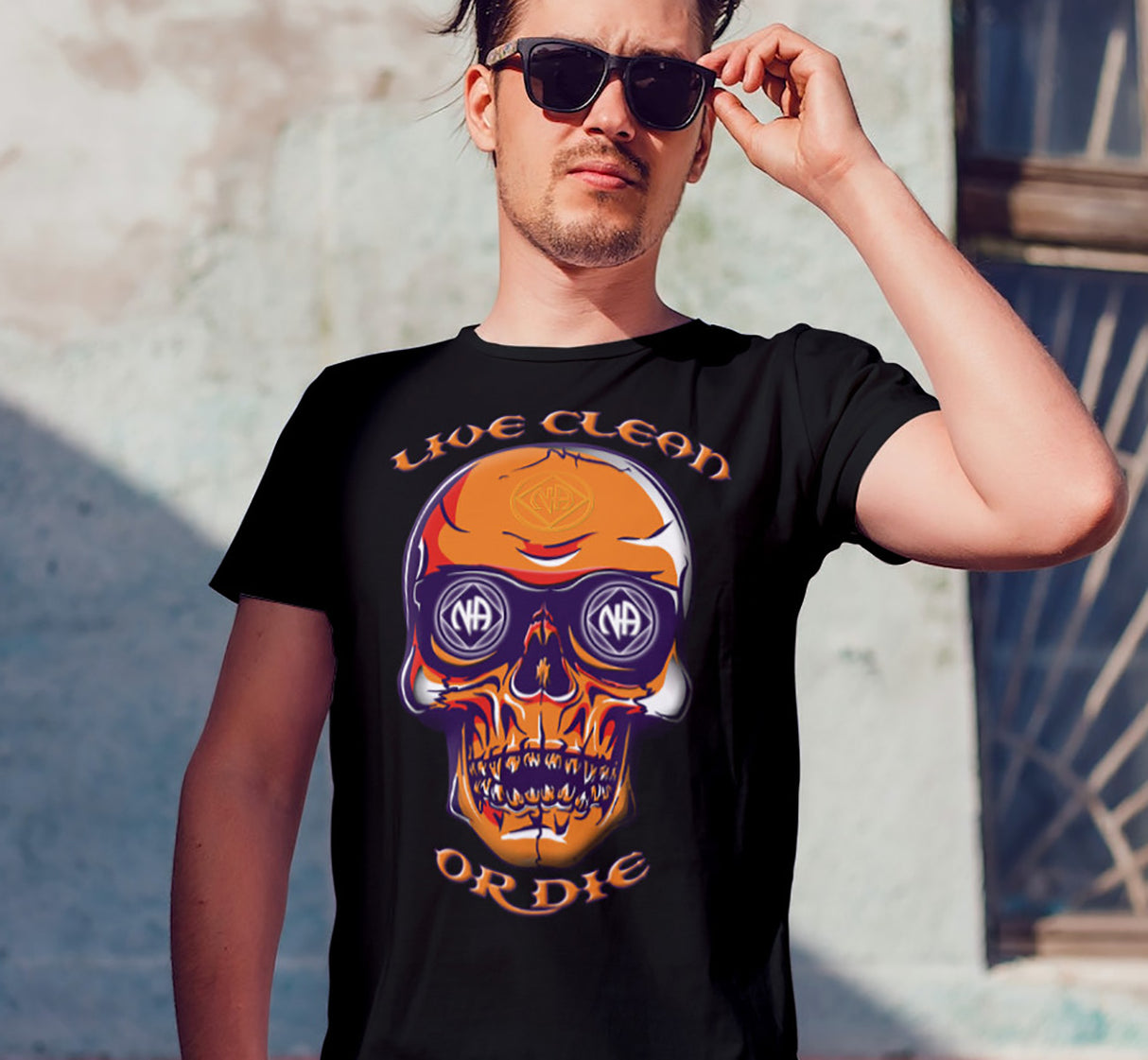 Live Clean Skull SS/LS Tee
