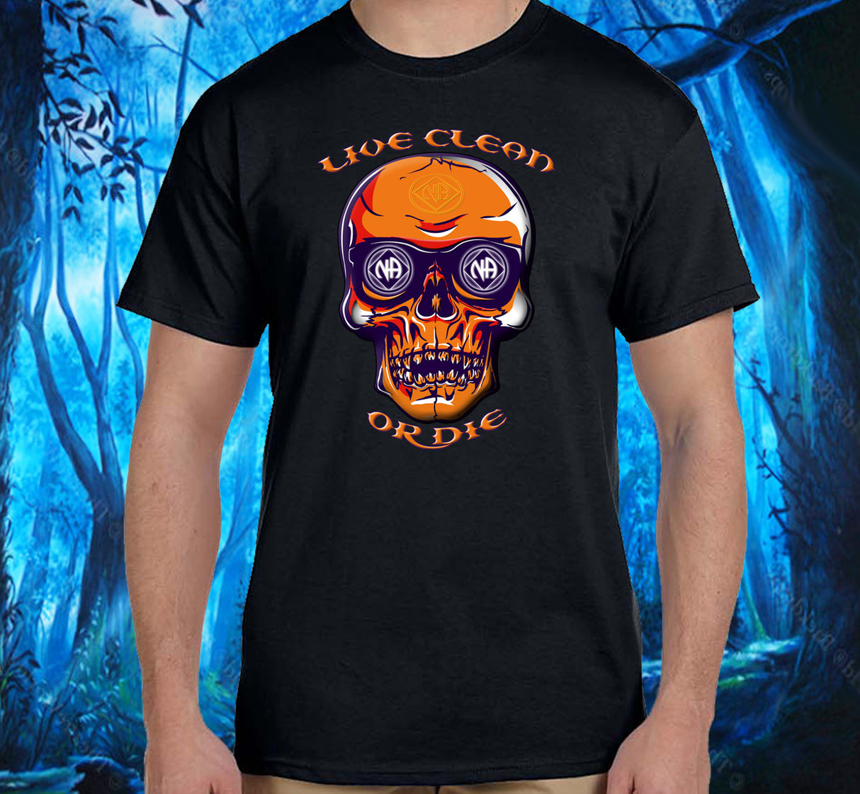 Live Clean Skull SS/LS Tee