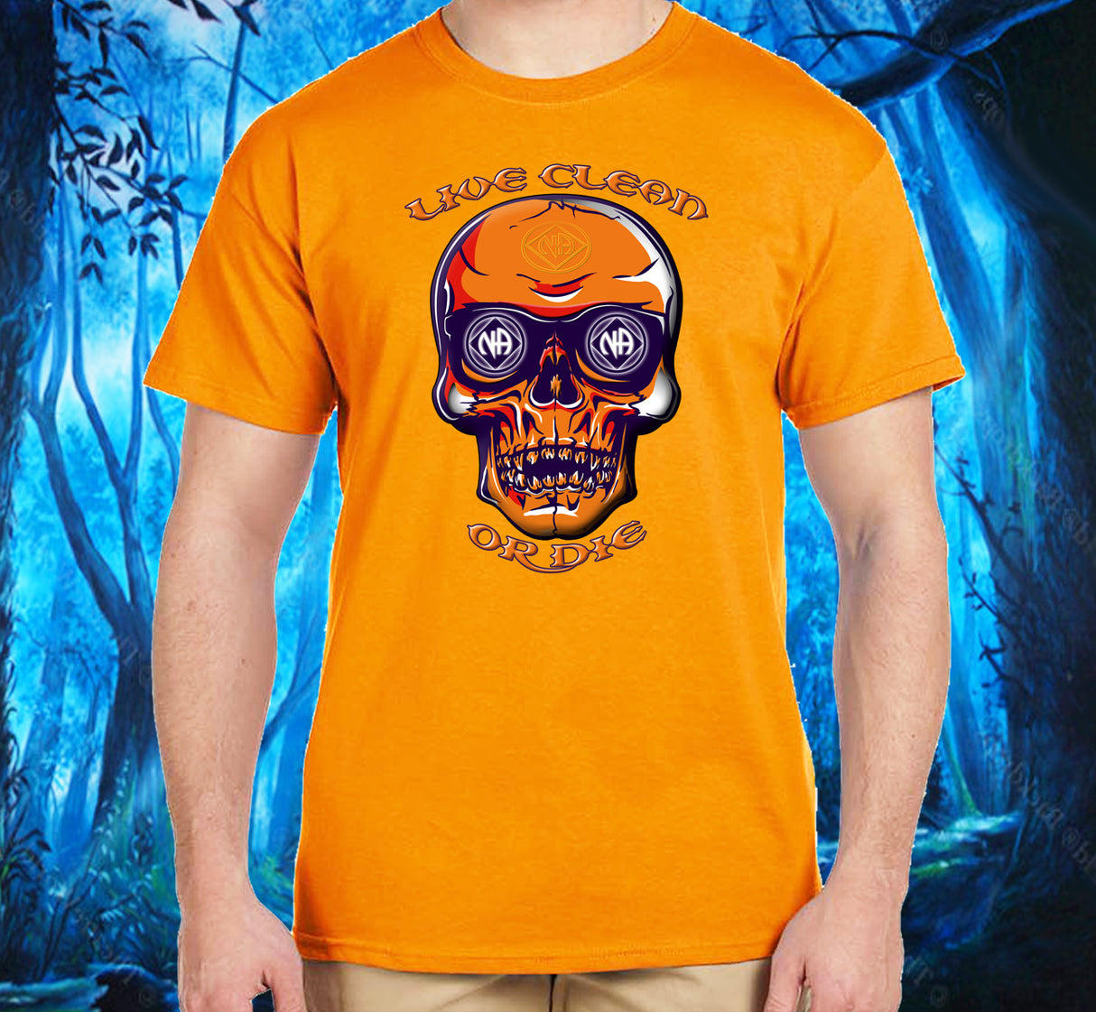 Live Clean Skull SS/LS Tee