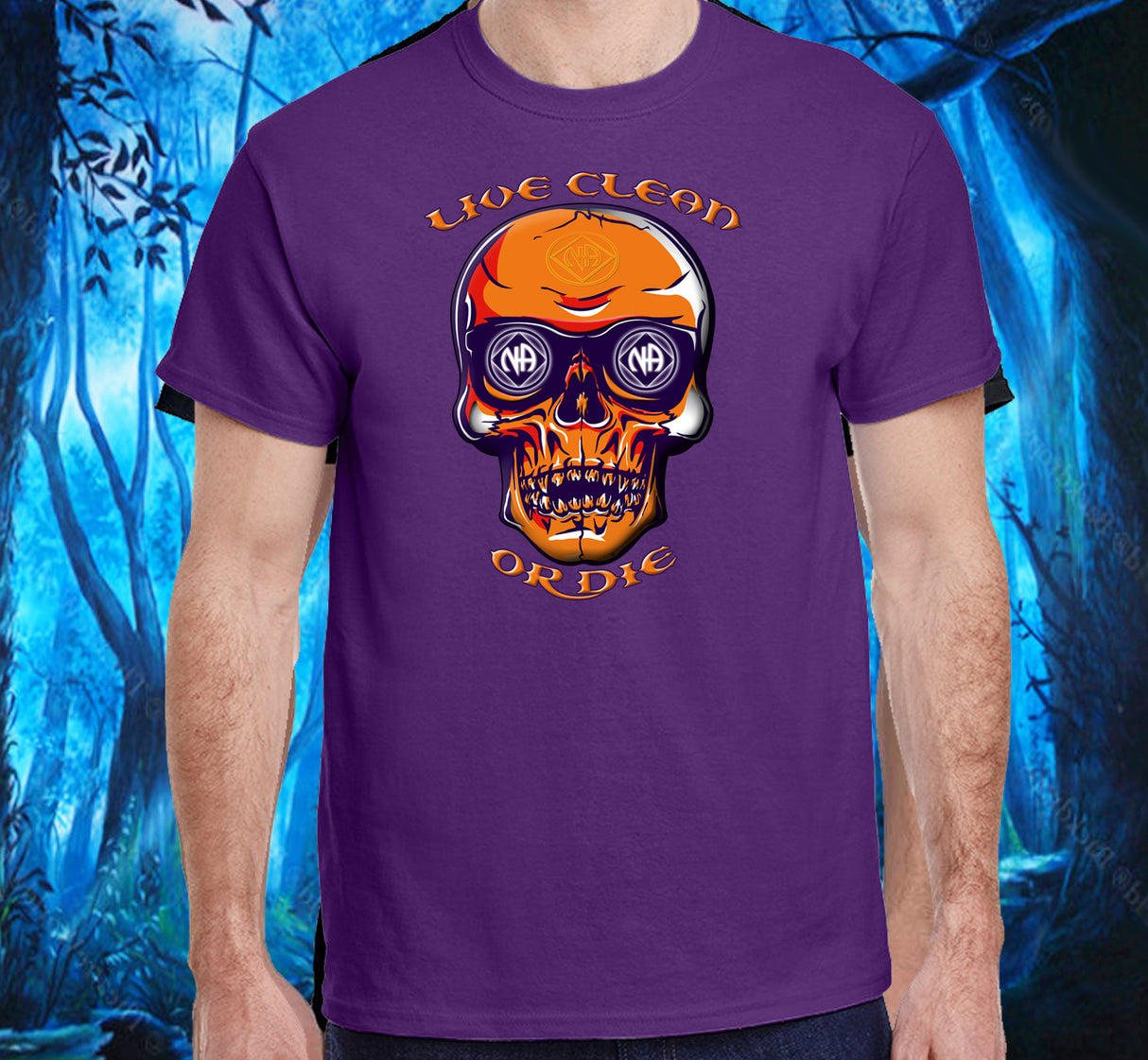 Live Clean Skull SS/LS Tee