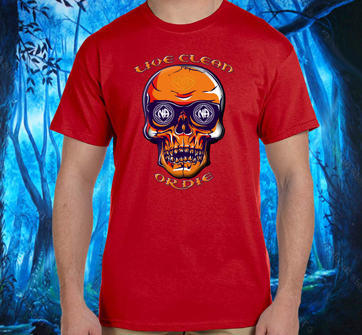 Live Clean Skull SS/LS Tee