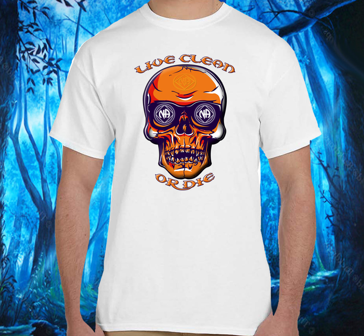 Live Clean Skull SS/LS Tee