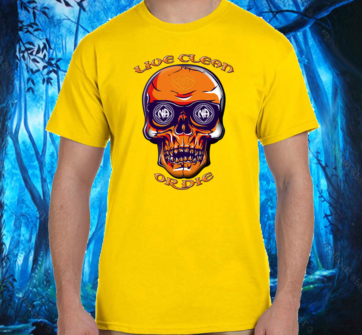 Live Clean Skull SS/LS Tee