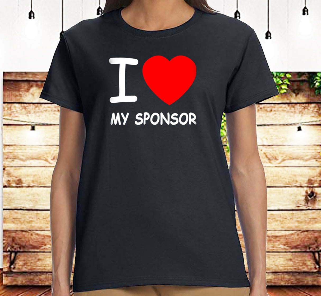 ldTs- I Love My Sponsor Ladies T's