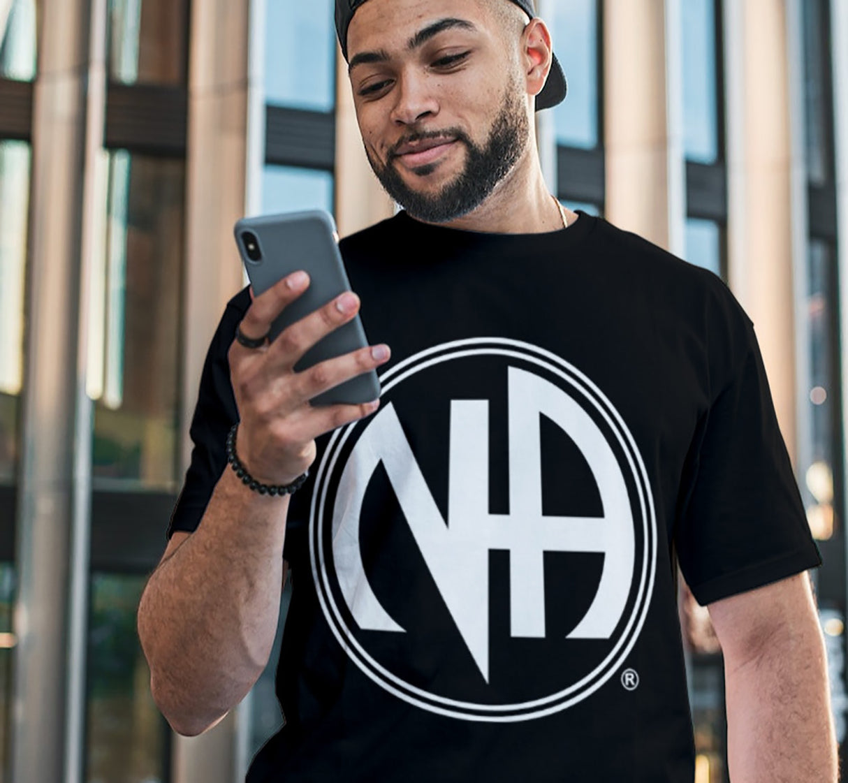 Large NA Symbol SS/LS Tee