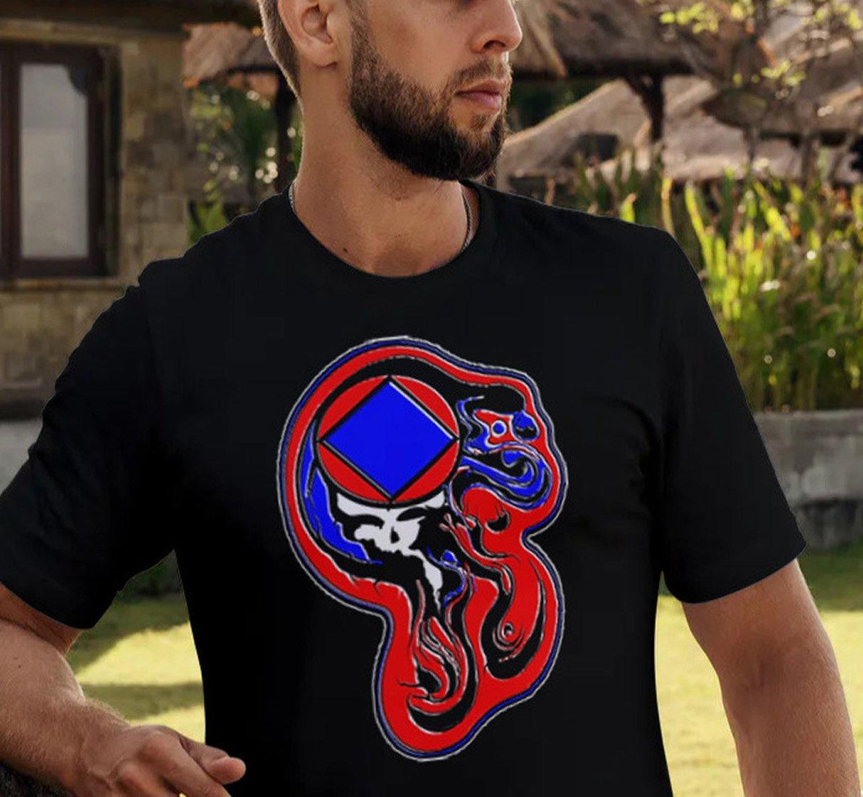 NA Dead Skull Melt T-shirt - nawears