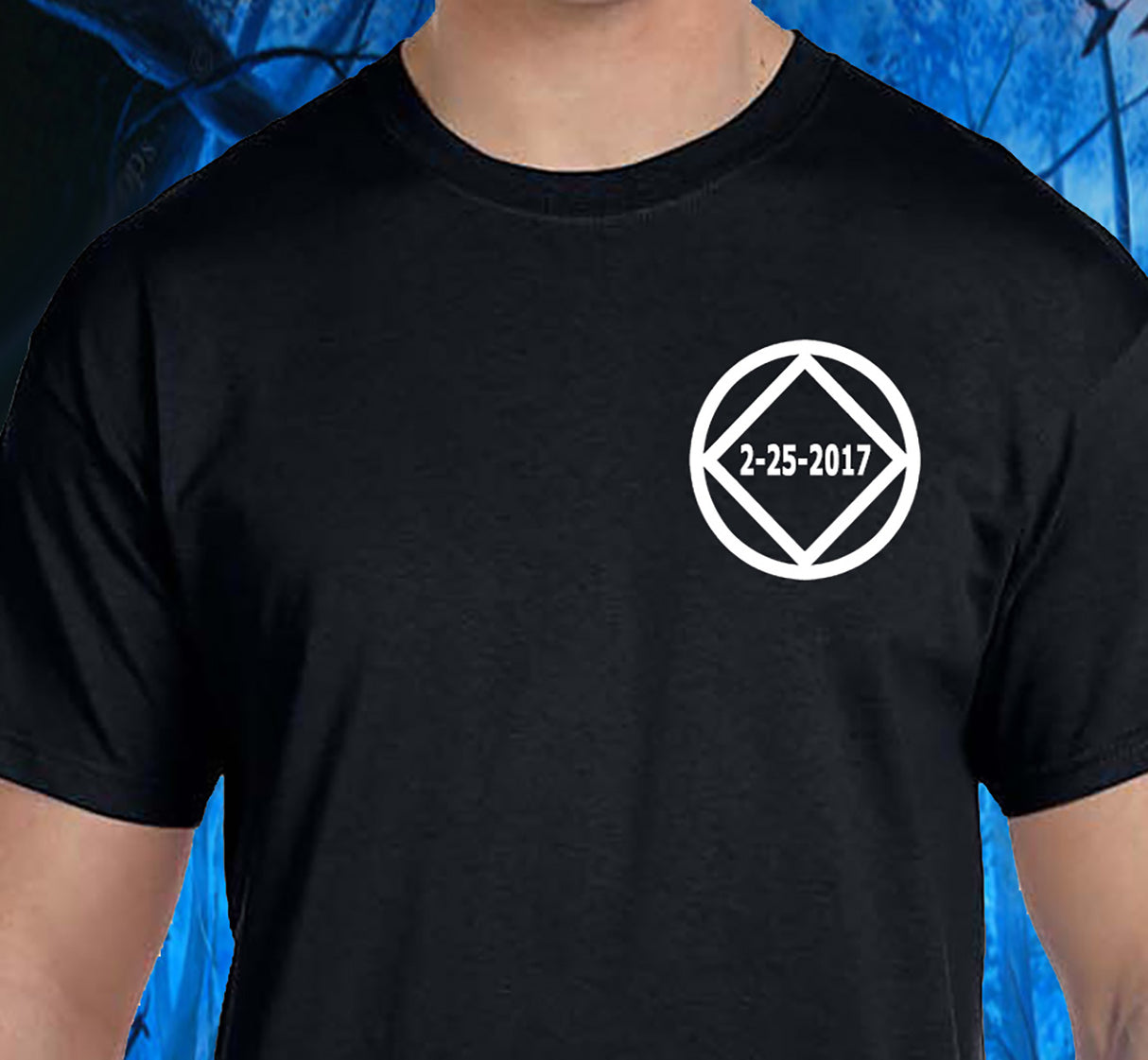 NA Chest Area Clean Date Custom Tee