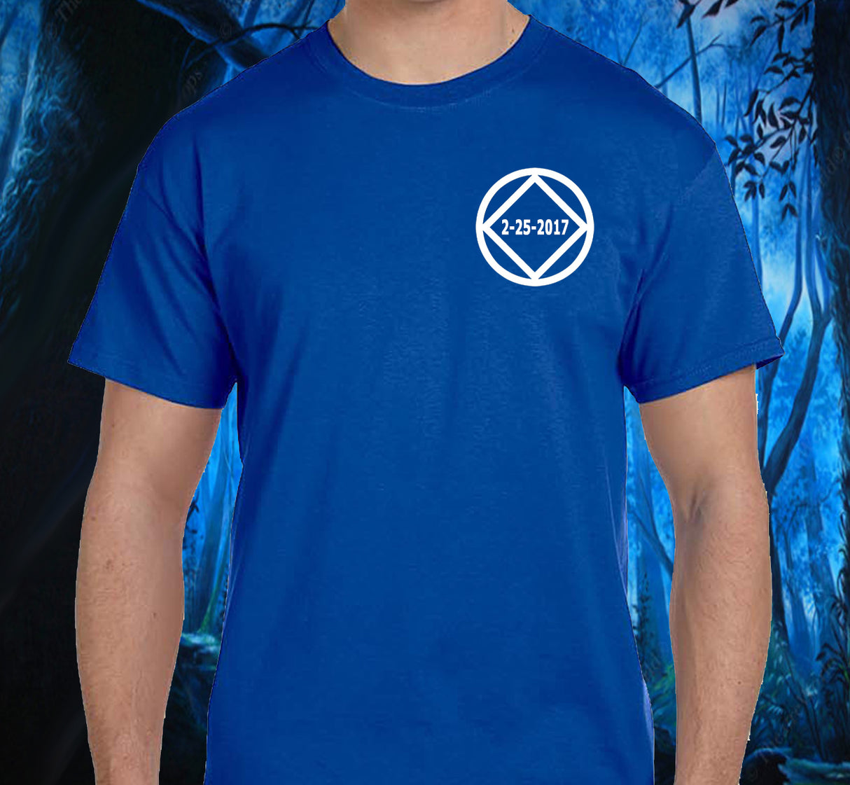 NA Chest Area Clean Date Custom Tee