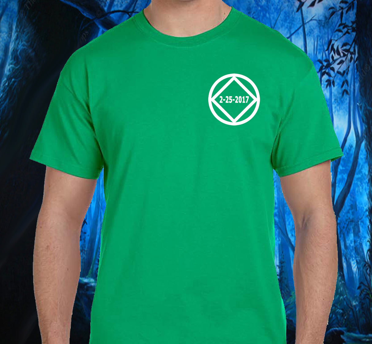 NA Chest Area Clean Date Custom Tee