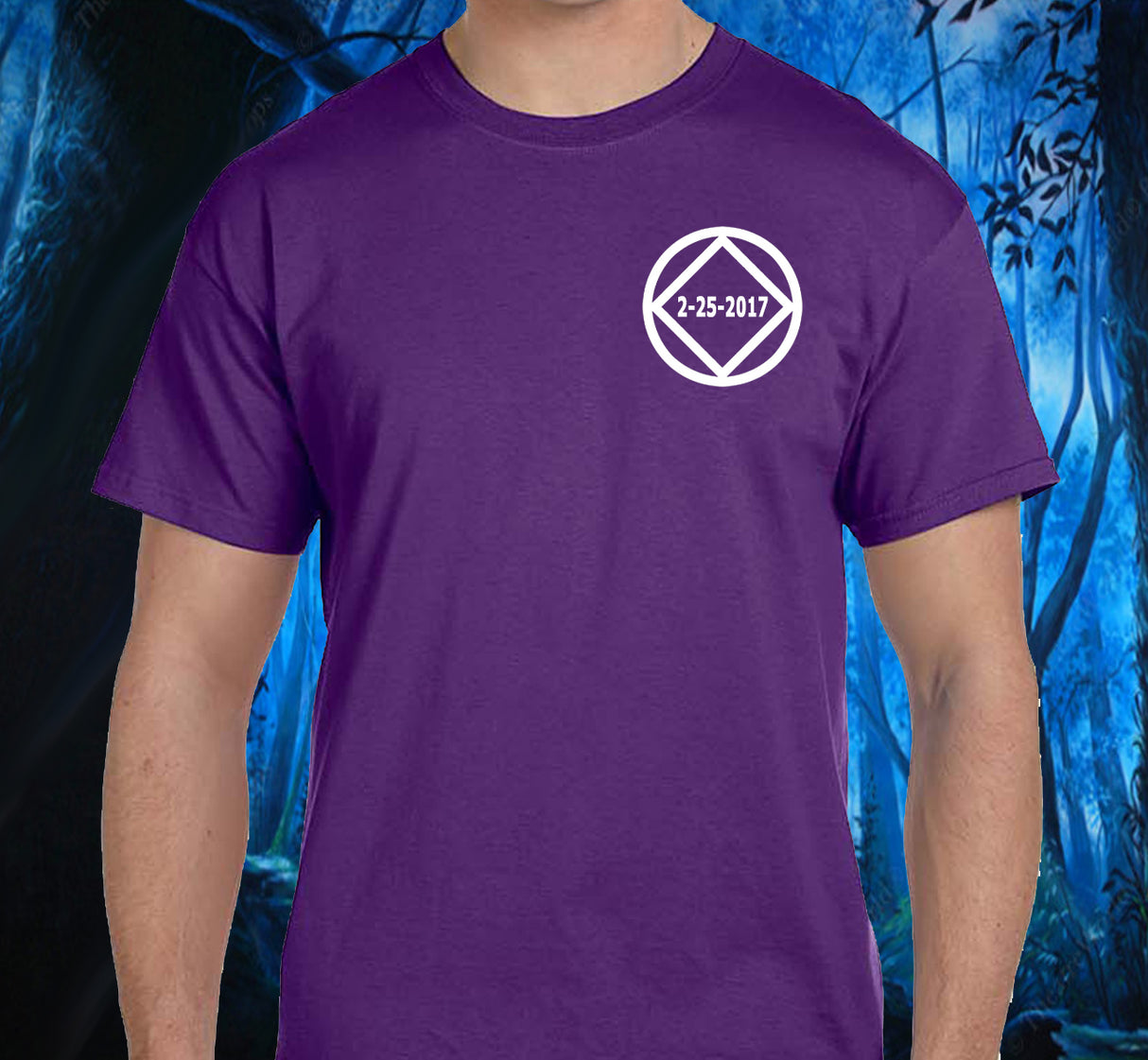 NA Chest Area Clean Date Custom Tee