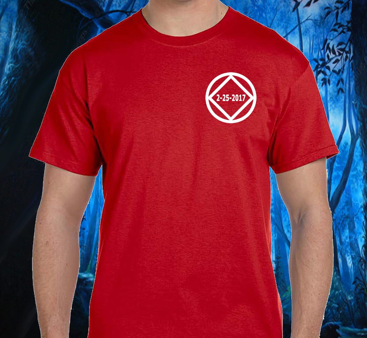 NA Chest Area Clean Date Custom Tee