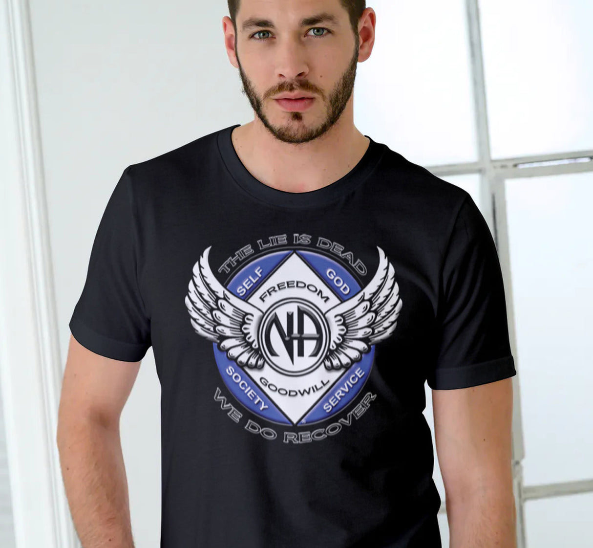 Winged NA Symbol SS/LS Tee