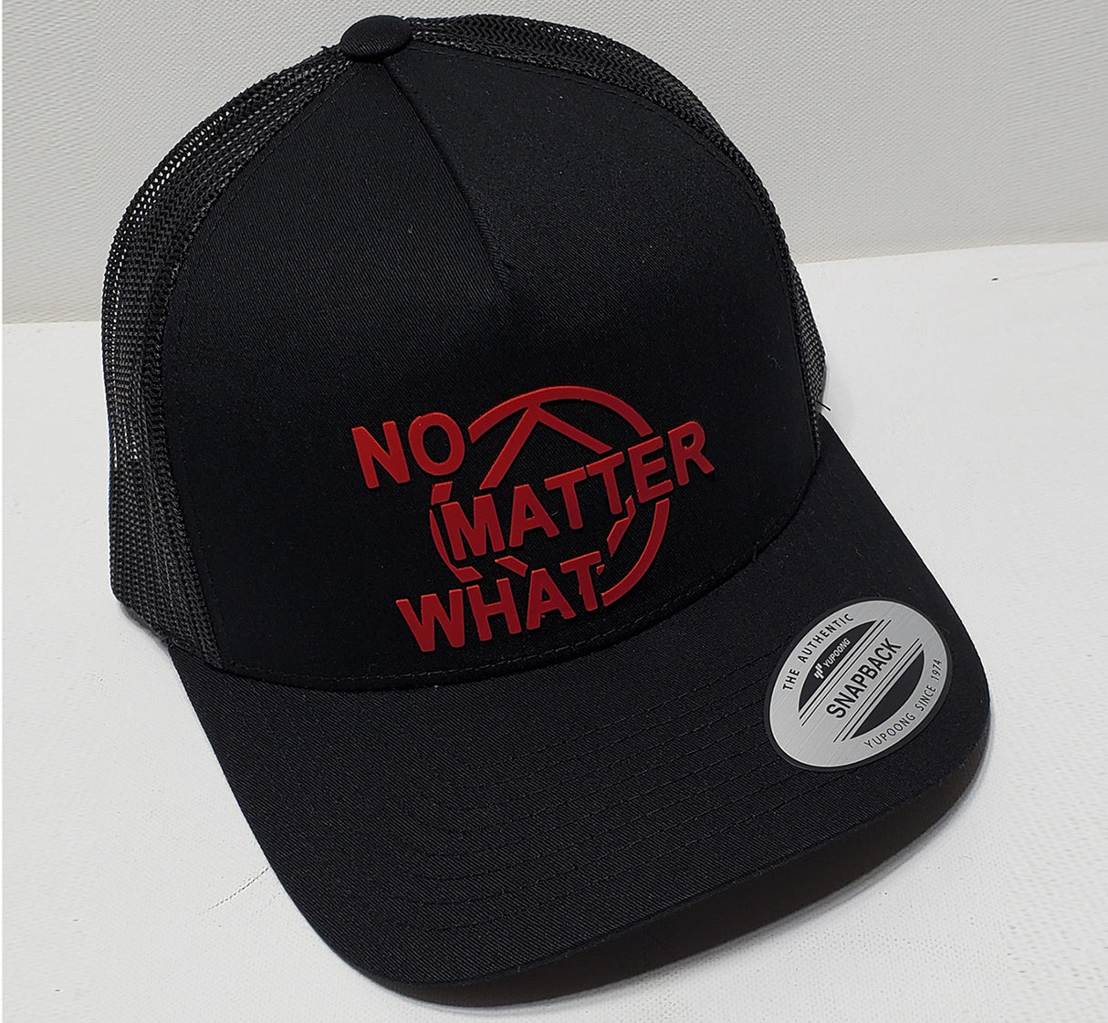 Trucker Cap - No Matter What Blk/Red
